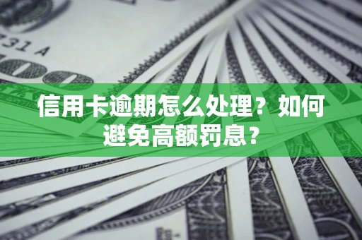 济南信用卡逾期怎么处理？如何避免高额罚息？