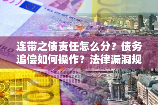 济南连带之债责任怎么分？债务追偿如何操作？法律漏洞规避指南