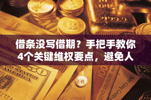 济南借条没写借期？手把手教你4个关键维权要点，避免人财两空