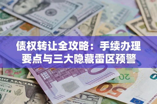 济南债权转让全攻略：手续办理要点与三大隐藏雷区预警